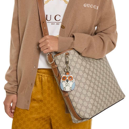 Bolsa para el hombro mediana GG Emblem