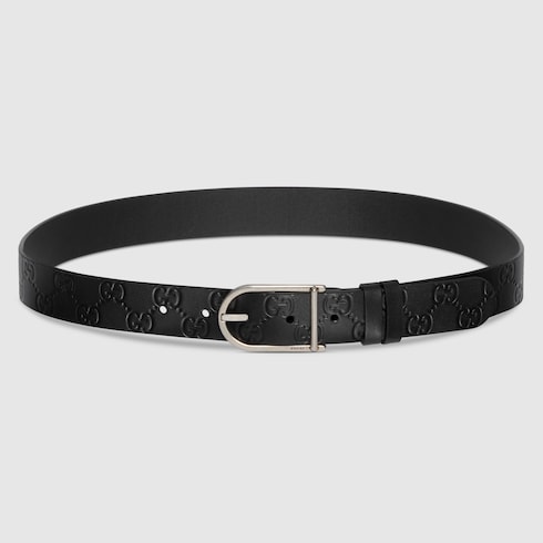 Ceinture réversible avec boucle arrondie