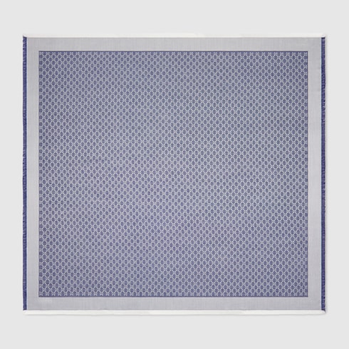 Scialle in lana e seta GG