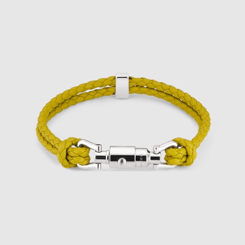 Pulsera trenzada con detalle de pistón