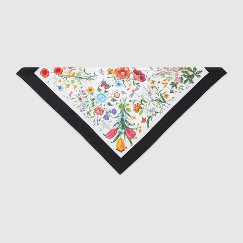 Cinta para la cabeza de seda con estampado