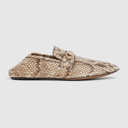 Men's Ragazzo python loafer