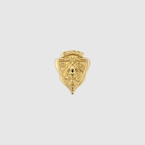 Gucci crest brooch