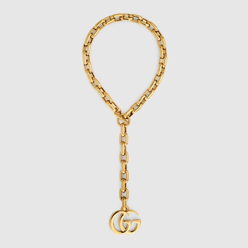 Collar de cadena con colgante GG Marmont