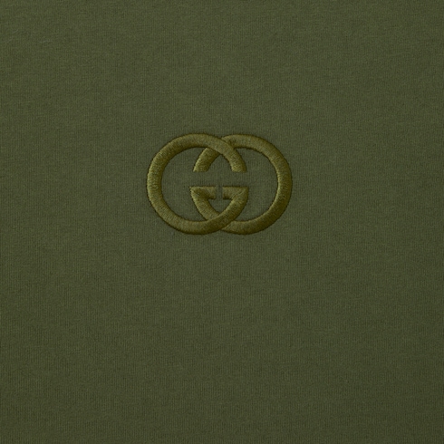 T-shirt en jersey de coton avec broderie