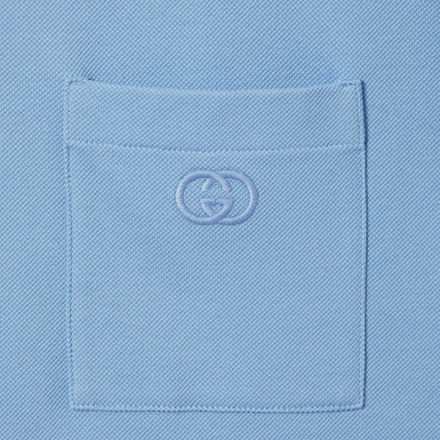 Poloshirt aus Baumwoll-Piqué mit Stickerei