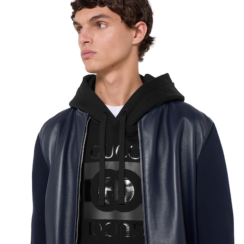 Cotton jersey sweatshirt with print