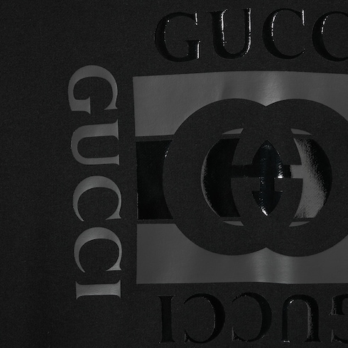 Sudadera de punto de algodón con estampado