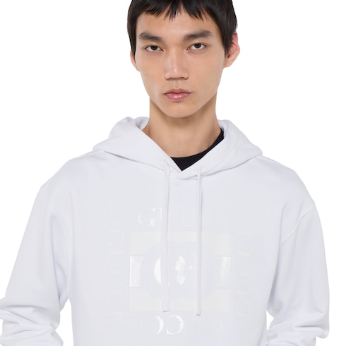 Cotton jersey sweatshirt with print