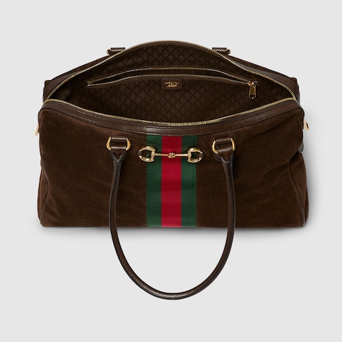 〔グッチ ボルセット〕ラージ ボストンバッグ