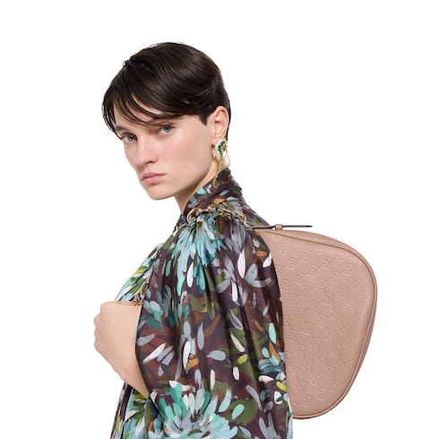 Mittelgroße GG Emblem Schultertasche