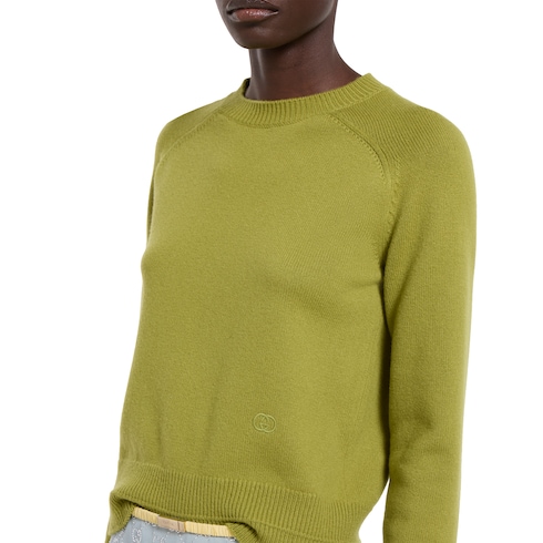 Maglione in lana cashmere con ricamo