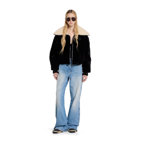 Sneaker Screener donna con cristalli GG