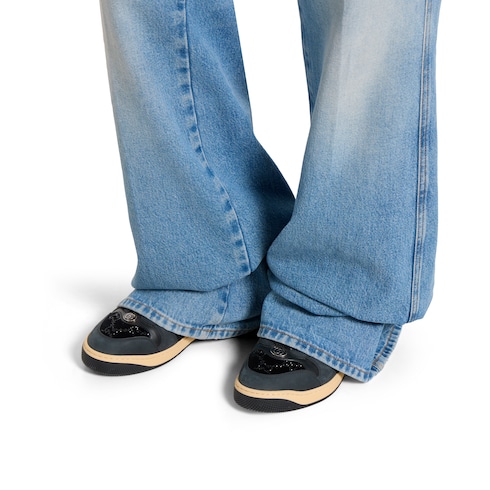 Sneakers Screener con GG y cristales para mujer