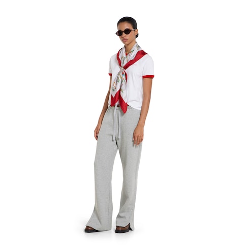 Carré in twill di seta stampato