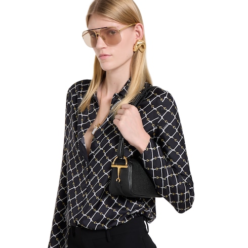 Gucci半马衔扣迷你手袋