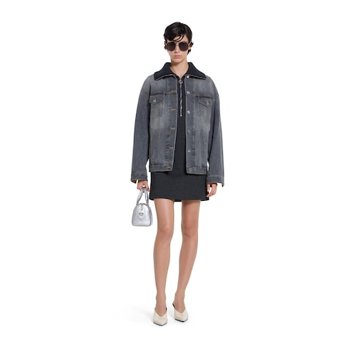 Chaqueta de denim de algodón