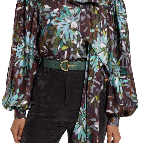 配半马衔扣造型腰带扣腰带