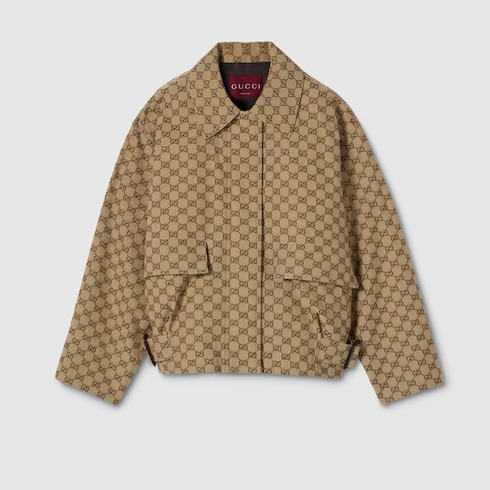 GG canvas bomber jacket