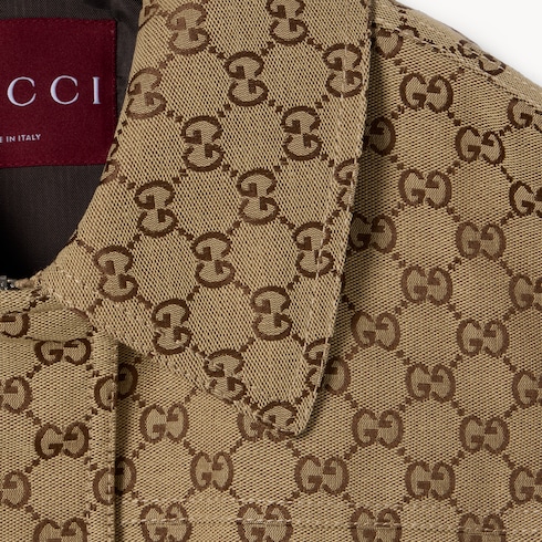GG canvas bomber jacket