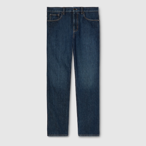 Pantalones de mezclilla de algodón de ajuste ceñido