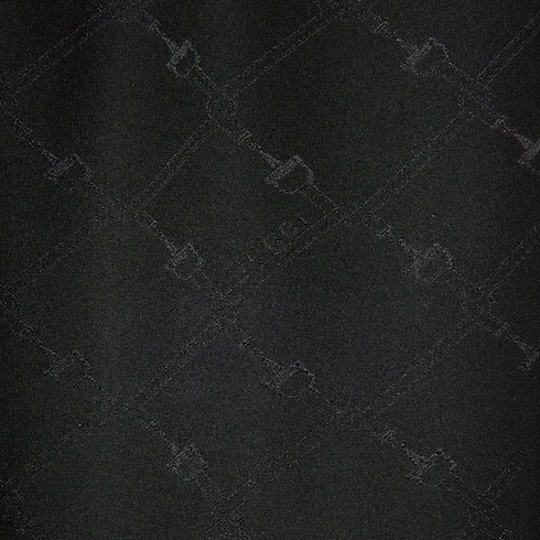 Horsebit silk jacquard pant