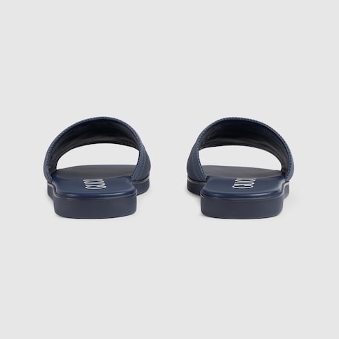 Mules avec logo ton sur ton pour homme