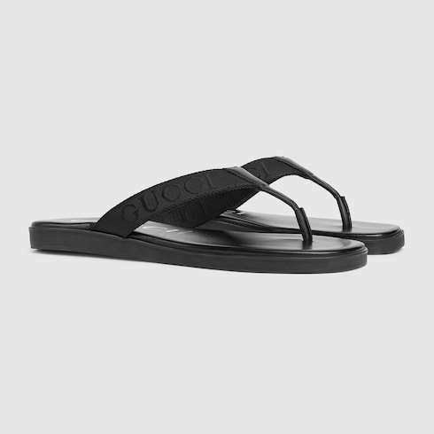 Tongs pour homme avec logo ton sur ton