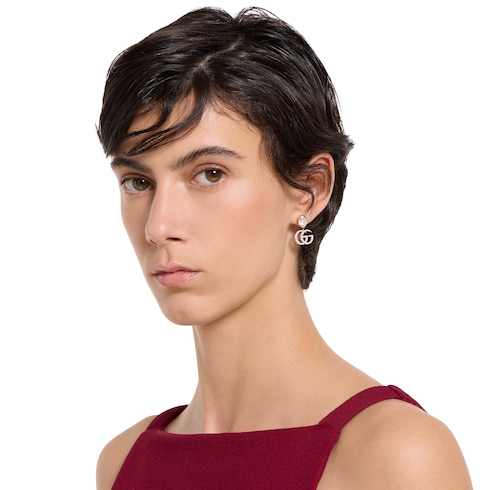 GG Marmont crystal earrings