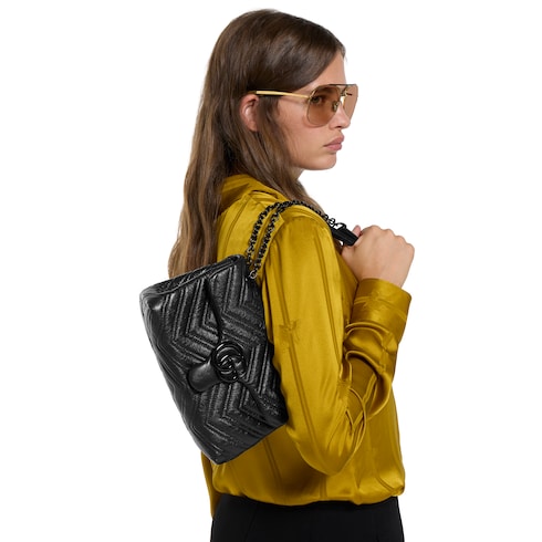 Bolso de hombro GG Marmont tamaño pequeño