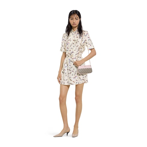 Bi-colour GG Marmont mini bag