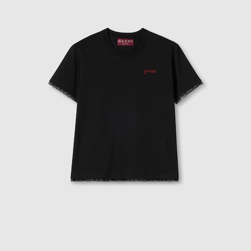 T-shirt en coton avec broderie