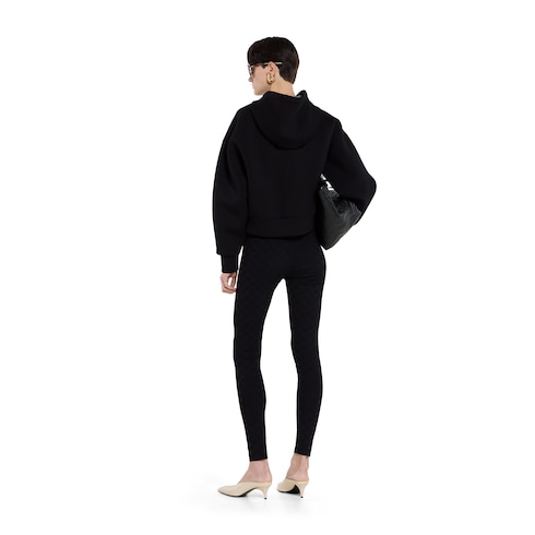 Jersey sweatshirt with embroidery