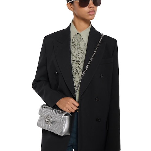 Bolso de hombro GG Marmont tamaño pequeño