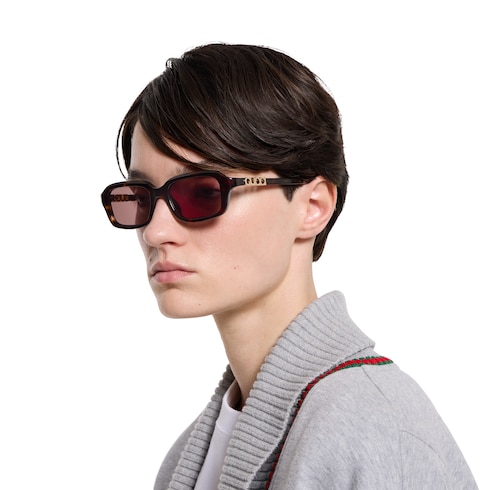 Lunettes de soleil rectangulaires