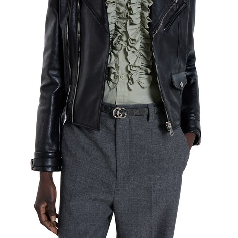 GG Marmont系列双面窄版腰带