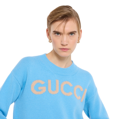 Top de lana suave con intarsia