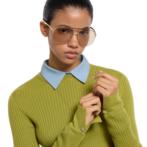 Top de seda y cashmere acanalado