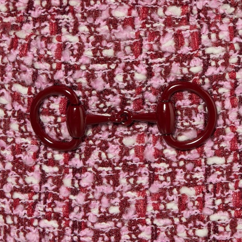 中国新年系列饰马衔扣细节花呢夹克 