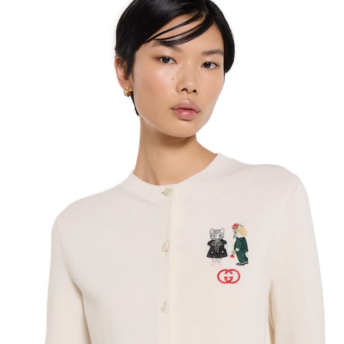 Yuko Higuchi soft wool cardigan