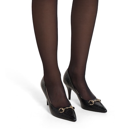 女士马衔扣浅口鞋