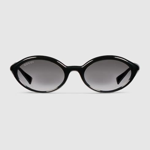 Oval frame sunglasses