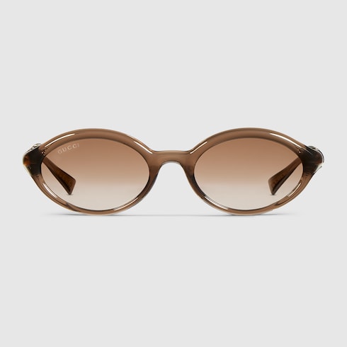 Sonnenbrille mit ovalem Rahmen