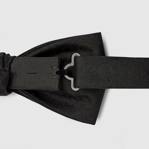 GG cotton silk bow tie