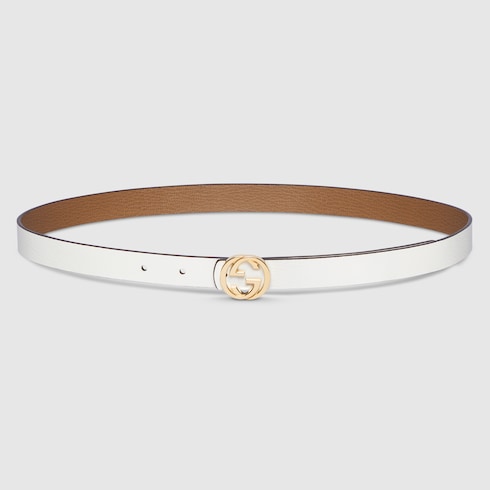 Ceinture fine réversible