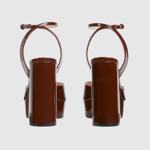 Sandalias con plataforma para mujer Horsebit