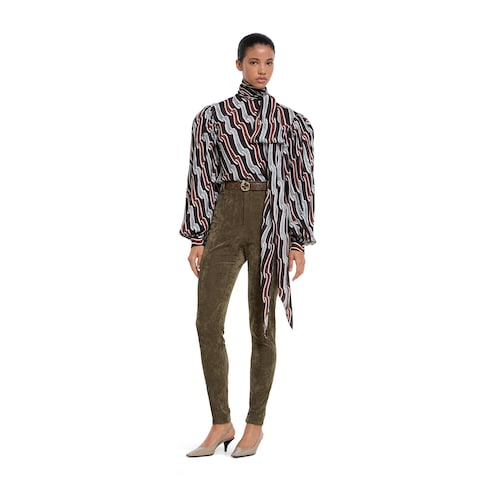 Ceinture avec boucle GG enlacés