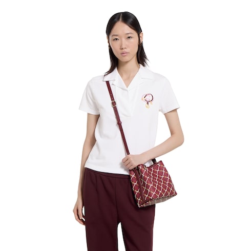 Borsa a secchiello GG Emblem misura piccola