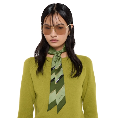 Nastro in seta stampata