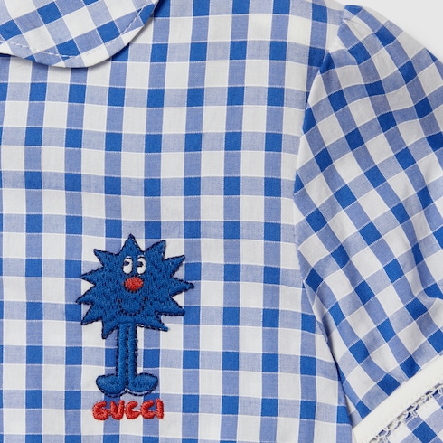 Kinderkleid aus Baumwolle mit Vichykaro